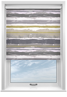 Watercolour, Gold - Twist&Fit Roller Blind